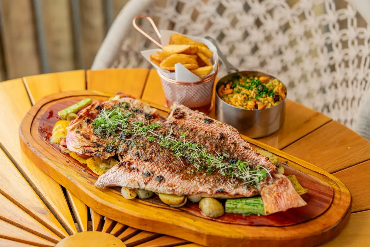 Grilled fish | Vegetables for 2 people